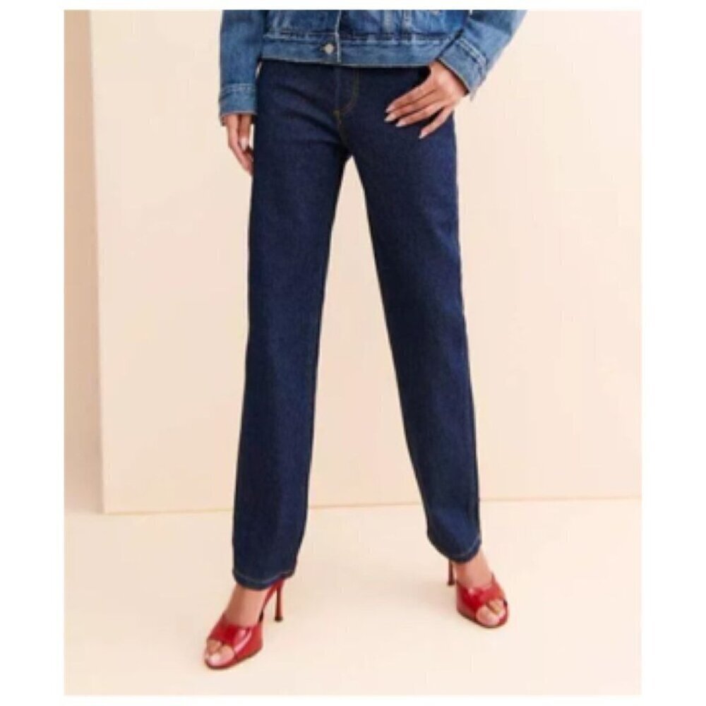 Boyish THE DEMPSEY Denim High Rise Slim Straight Sz 26 in THE LADY VANISHES